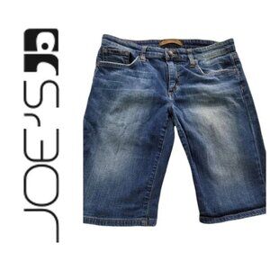 Joe's Jeans Womens Blue Jean Shorts ELLE Dark Wash